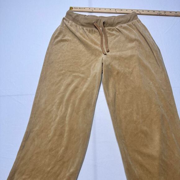 Dessert Tangerine Vintage Size Small Velour Full Length Flared Light Sweats - Picture 5 of 5